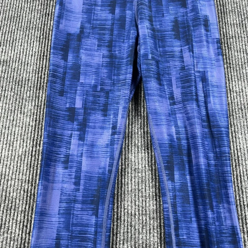 Nike Leggings Womens Small Blue Activewear Workout Gym Lifting Running Dri-Fit